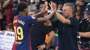 Hansi Flick Semangati Lamine Yamal